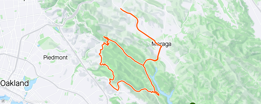 Map of the activity, Demotivated Ride