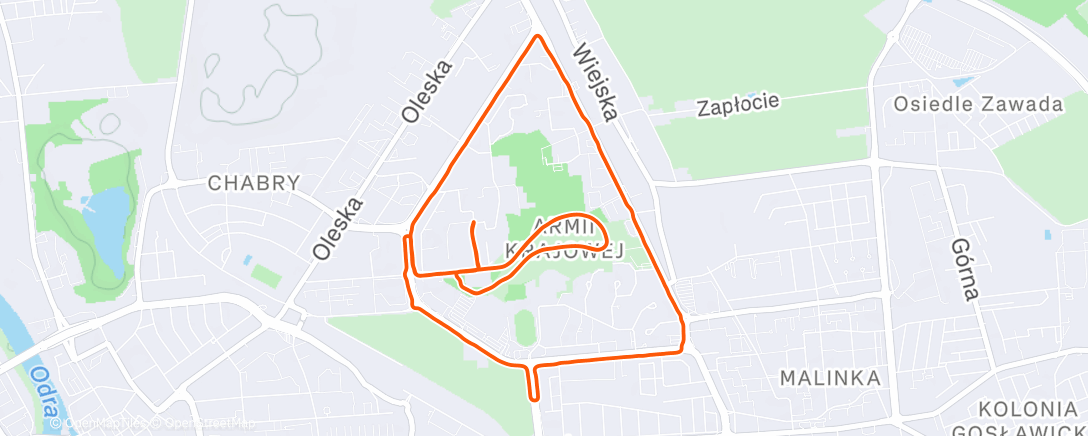 Map of the activity, Świąteczny patrol 🥶