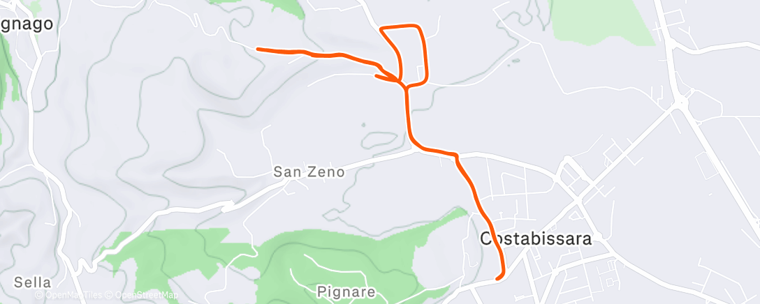 Map of the activity, BOXING DAY SURPRISE WORKOUT