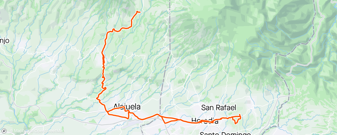 Map of the activity, Uphill : fraijanes road cycling