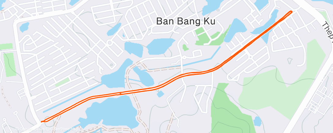 Map of the activity, Manon's training #12