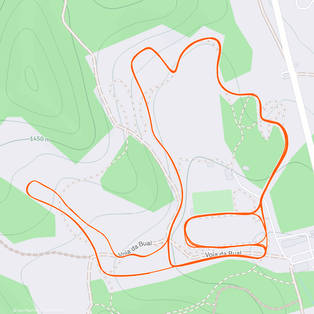 Map of the activity, 6x4 - taking the brain offline😁🙊