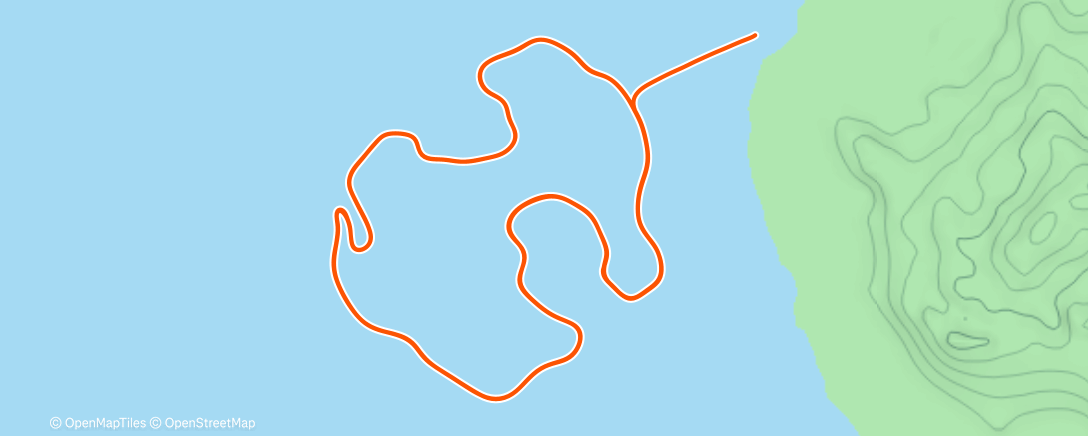 Map of the activity, Zwift - Volcano Circuit in Watopia