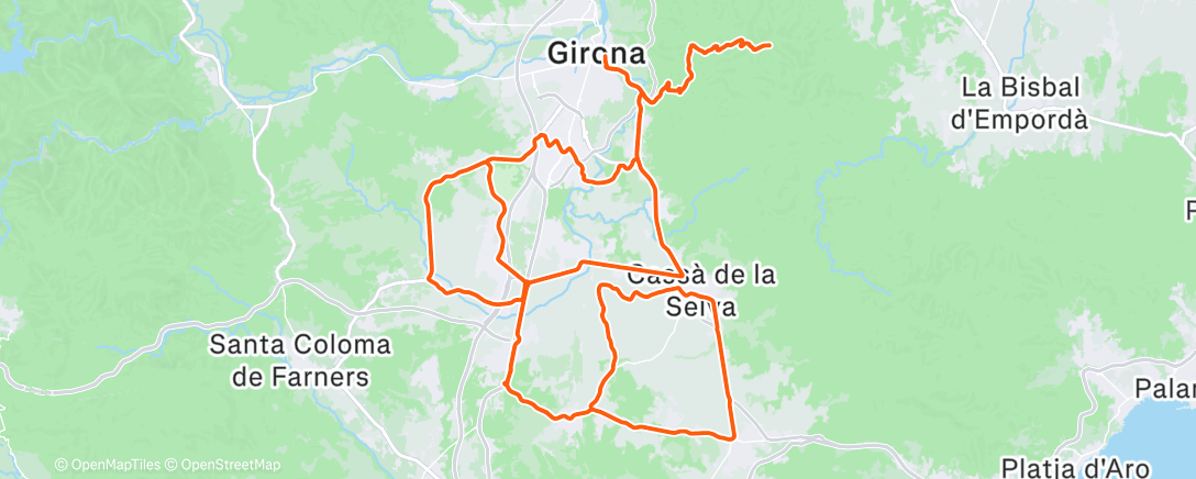 Map of the activity, Pluja, lluvia, rain, regen ☔️