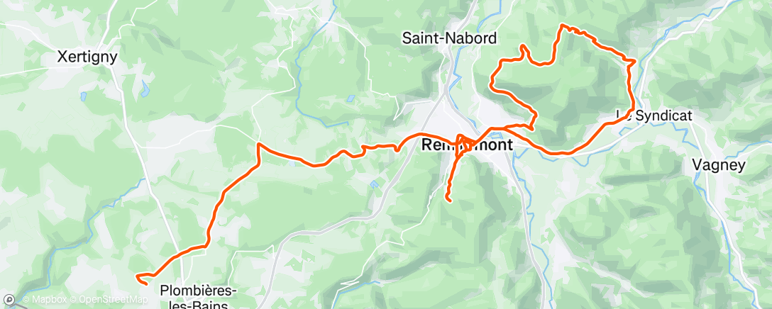 Map of the activity, Petit tour dans les Vosges 😎🤩 avec Lucie Lucas et Enzo 😜