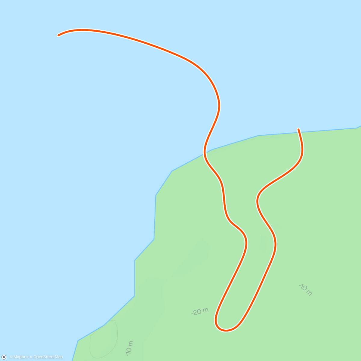 Map of the activity, Zwift - Pacer Group Run: 5K Loop in Watopia with Jesse