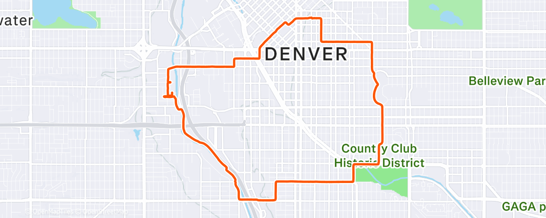 Map of the activity, Cursed Ride