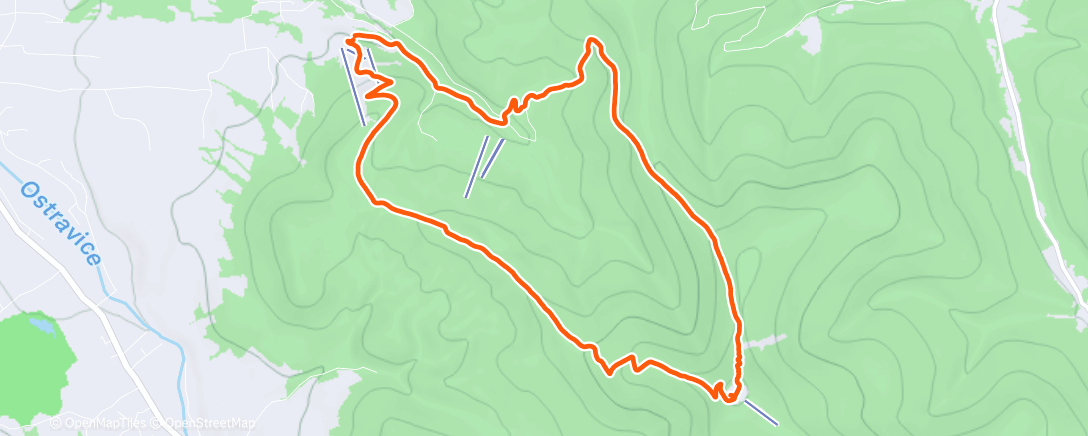 Map of the activity, LH