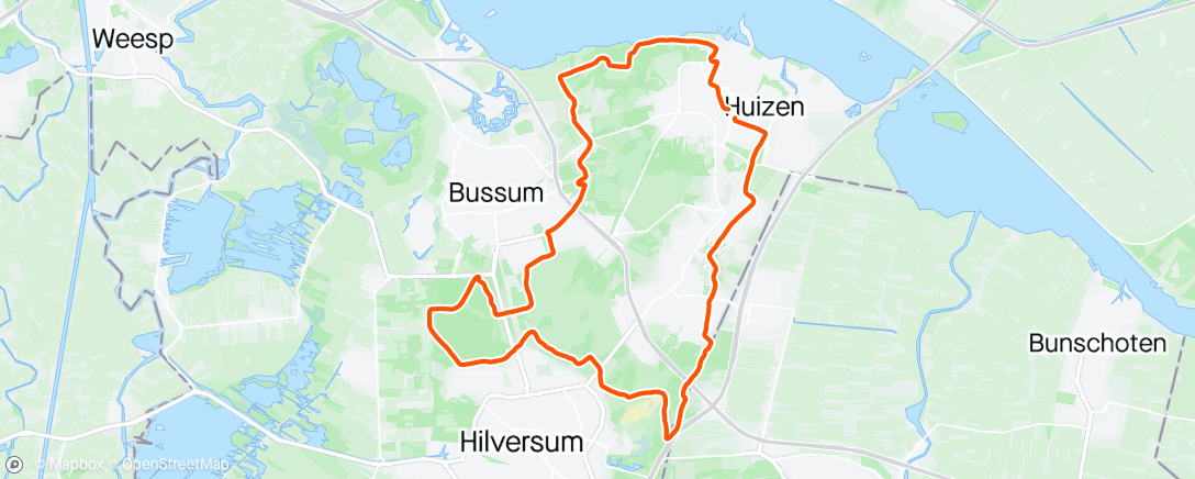 Map of the activity, Evening ride  💨💨💨🌞😎