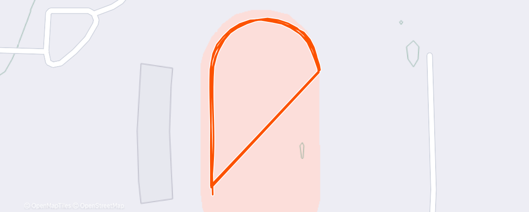 Map of the activity, 200m × 4