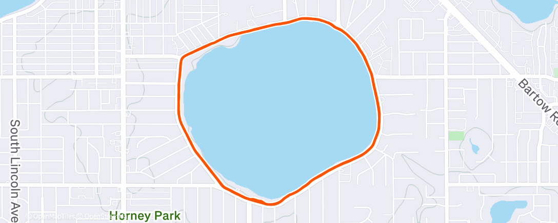 アクティビティ「Morning Run」の地図