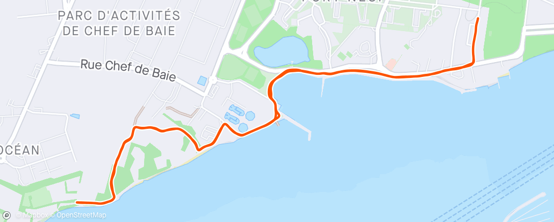 Map of the activity, Footing 40’ 🏃‍♂️