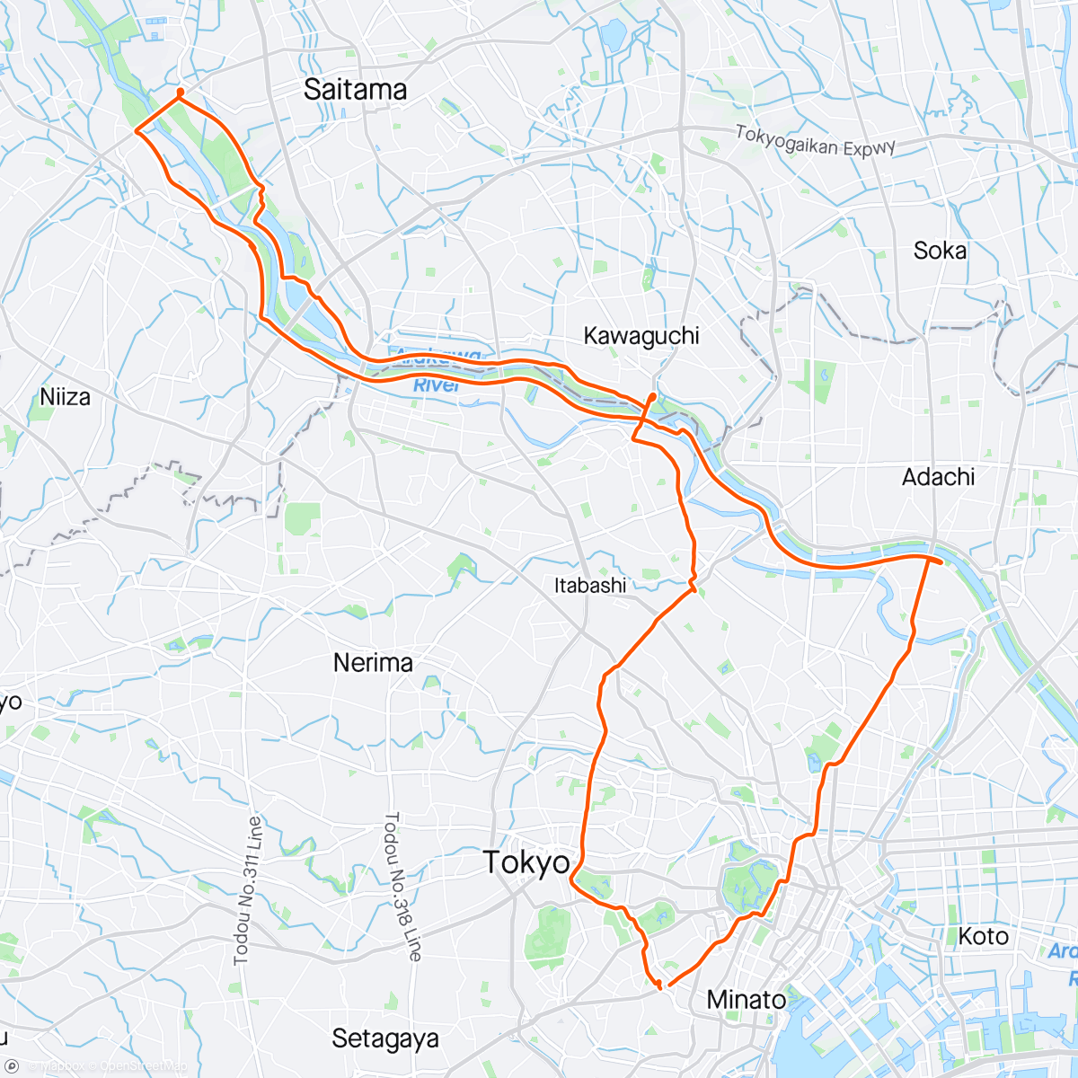 Map of the activity, Roppongi, Tokyo, Japan 🇯🇵