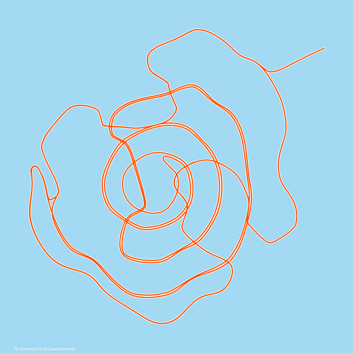 Map of the activity, Zwift - Whole Lotta Lava in Watopia