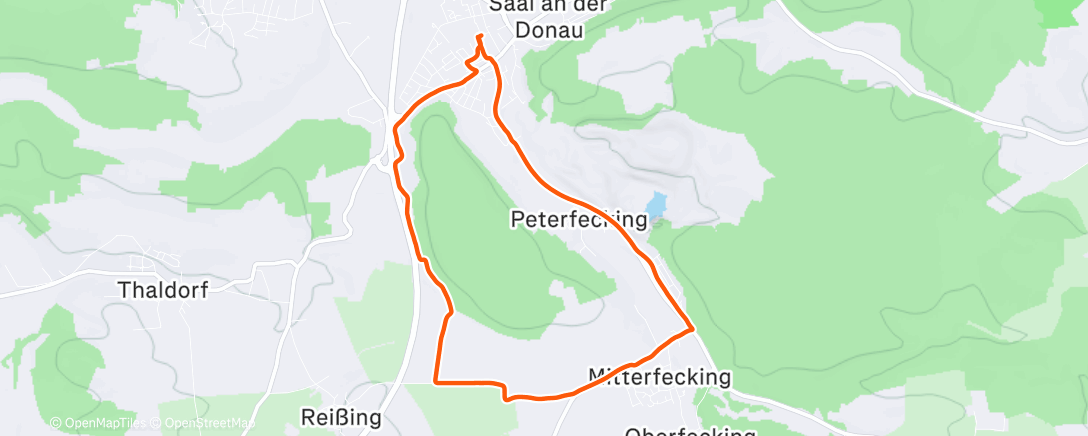 Map of the activity, Alte Hausrunde