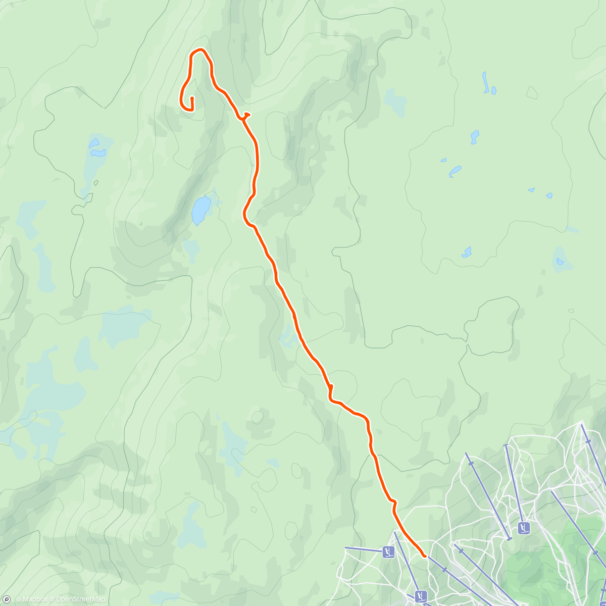 Mapa de la actividad (Mount Kosciuszko hike. First one for Jamie)