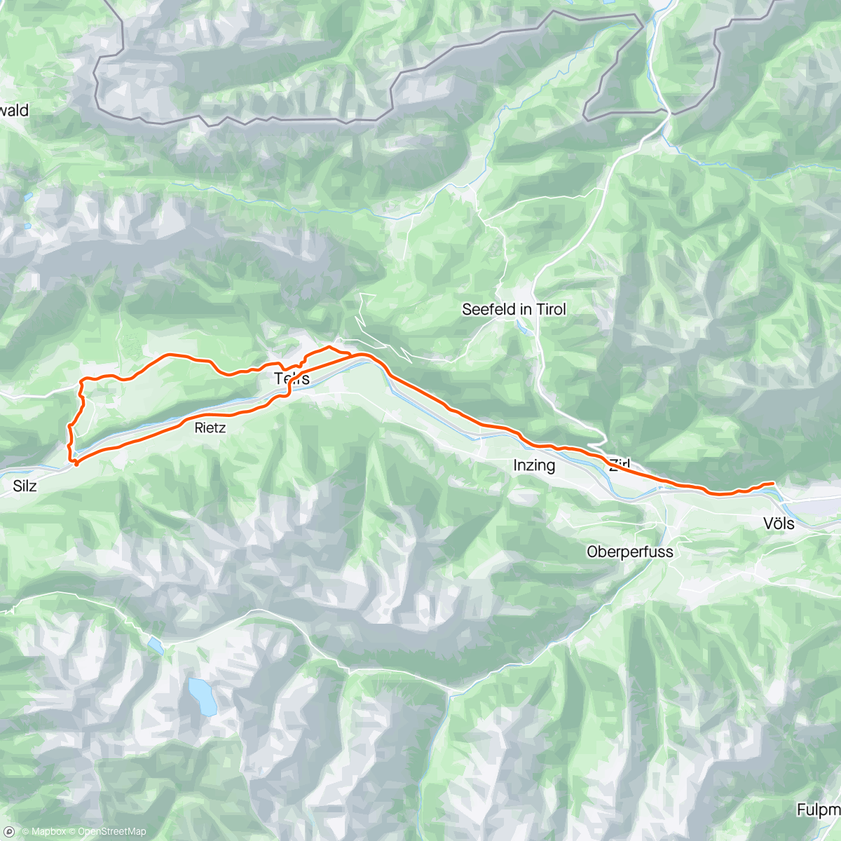 Map of the activity, Locherbodenrunde