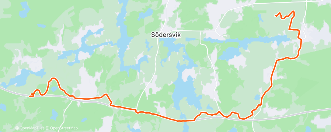 Карта физической активности (Afternoon Run)