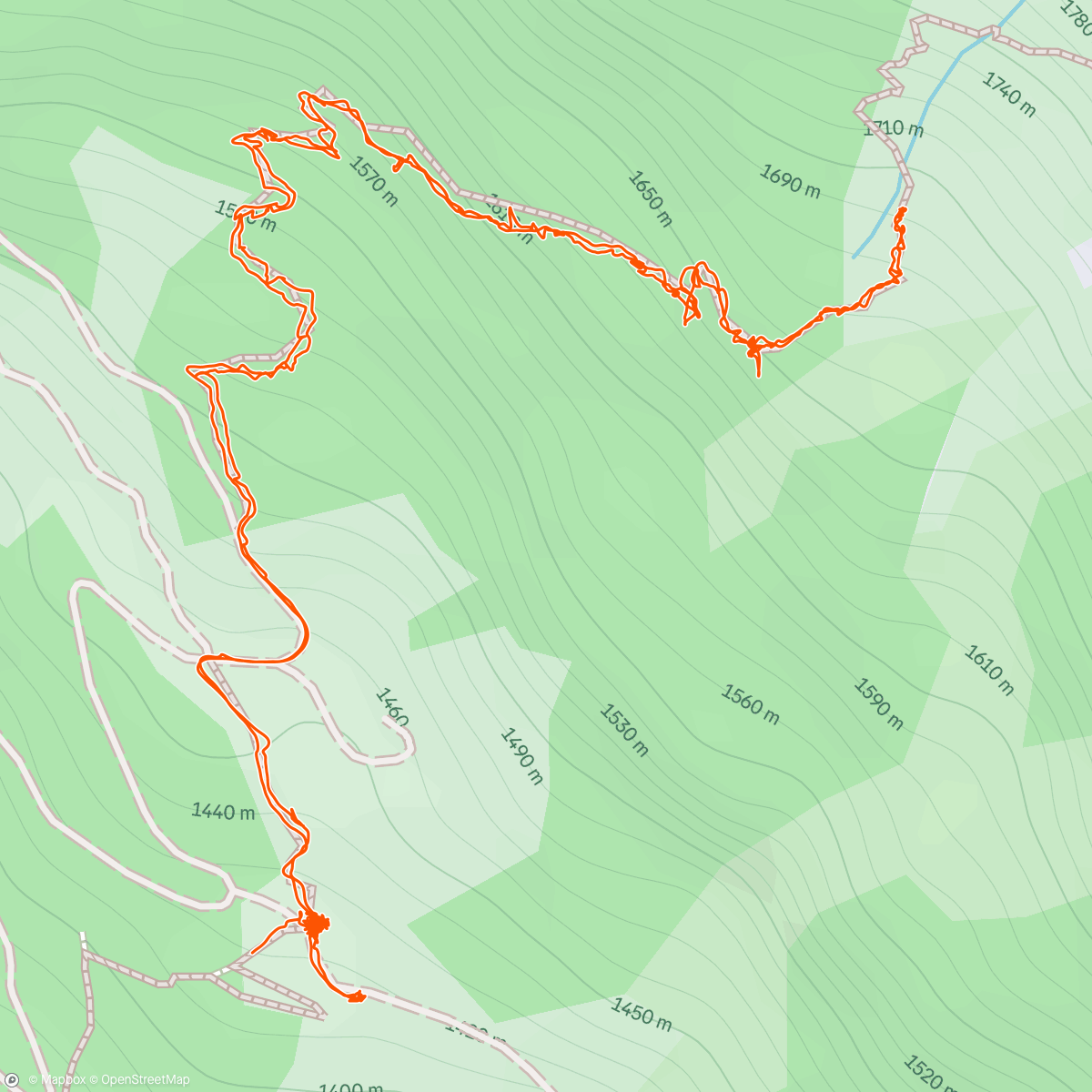 Map of the activity, Manlichen  hike with Marden