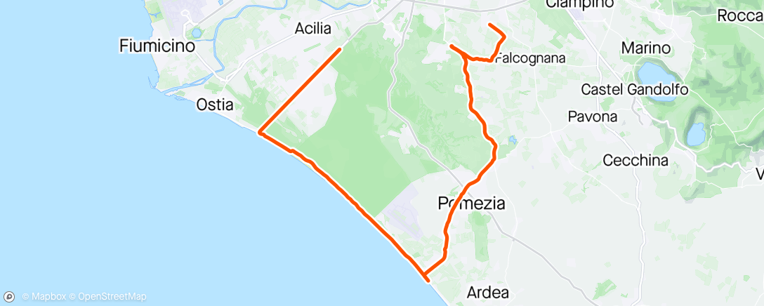 Map of the activity, Giro mattutino km. 68,68 😉🚴🏻🚴🏻🚴🏻