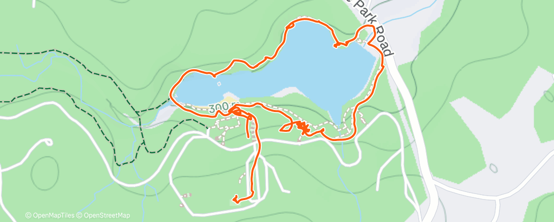 Map of the activity, Afternoon Hike