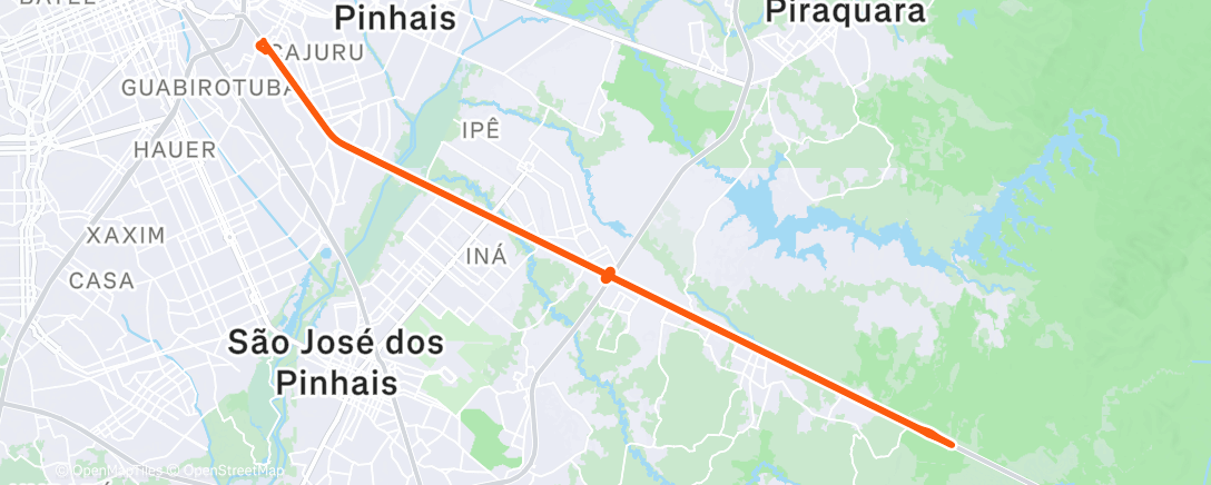 Map of the activity, 256/250 ☀️🛣️