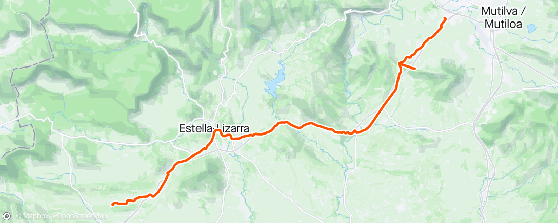 Map of the activity, Etapa 4: Pamplona - Los Arcos (#65KgBike)