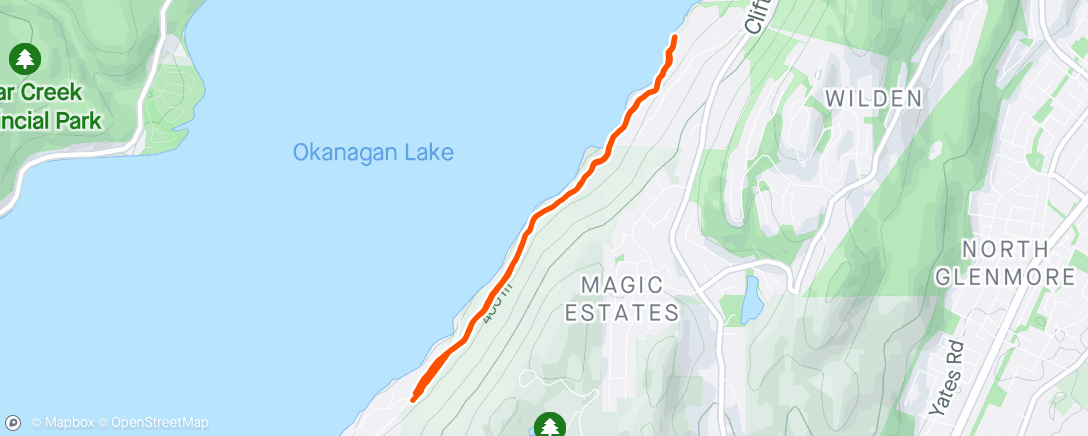 Map of the activity, Double dog shakeout