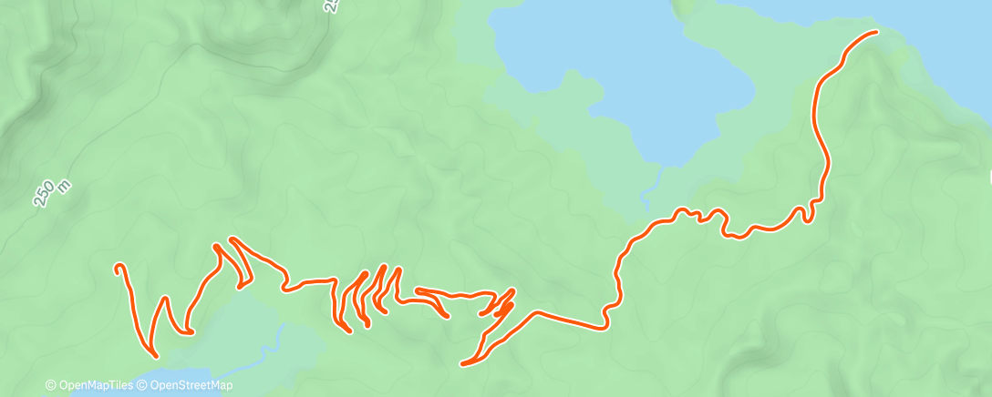 Map of the activity, Zwift - Road to Sky in Watopia