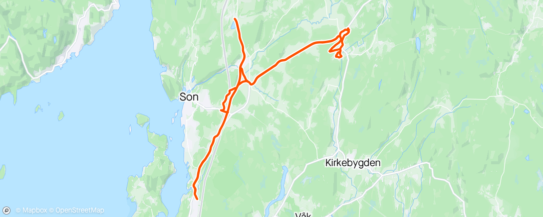 Map of the activity, Stolpejakt i Ringvoll