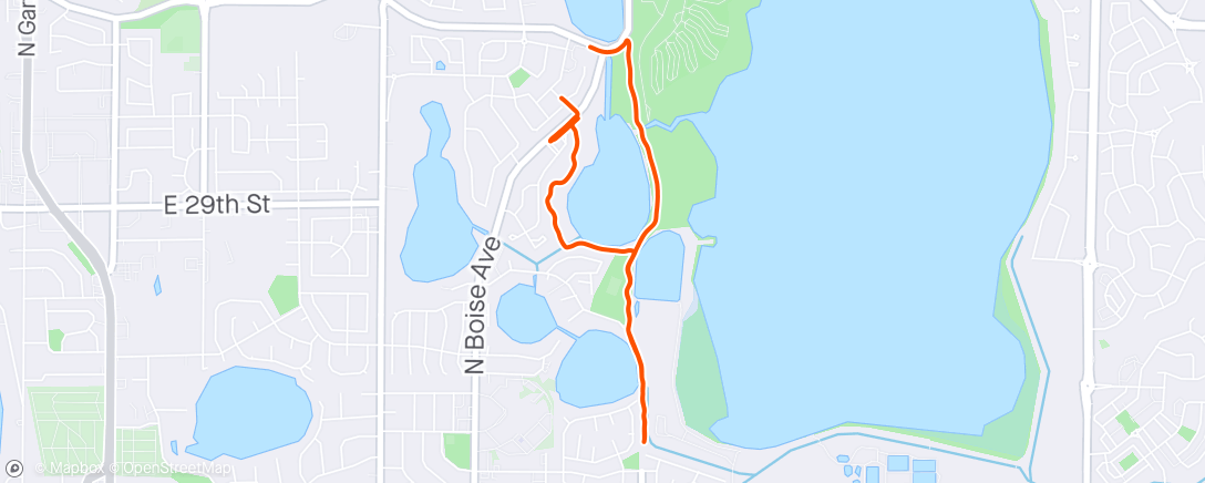 Map of the activity, Afternoon Ride with Wanda
