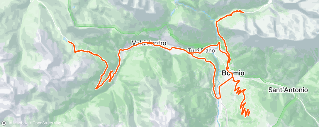 Map of the activity, Fahrt am Morgen
