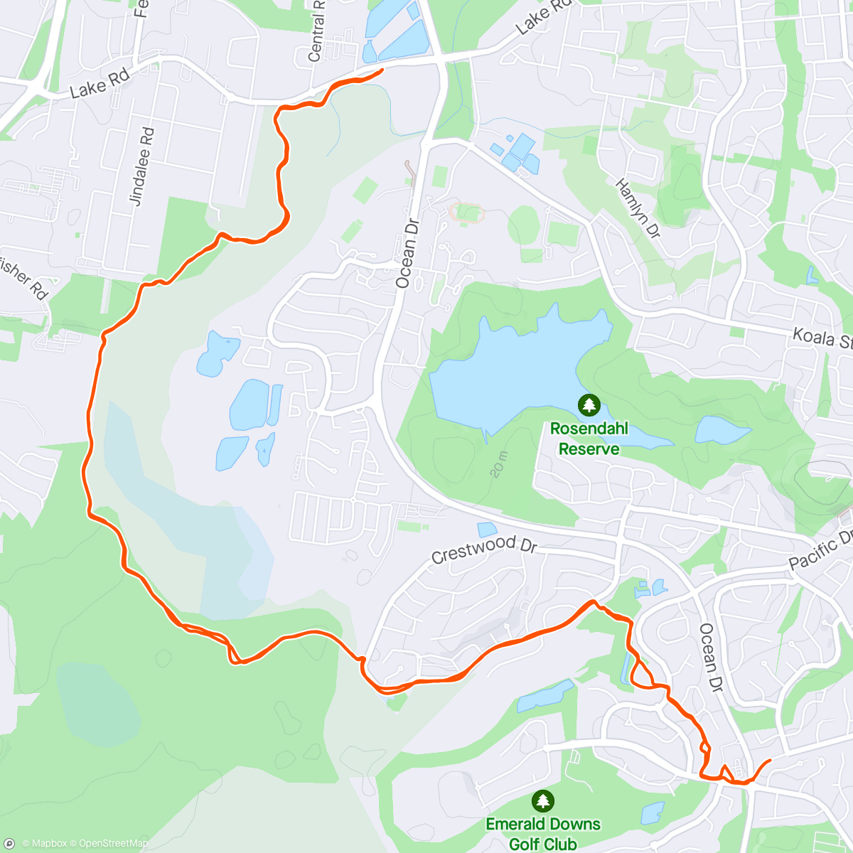 Map of the activity, Evening Ride with the eldest girl