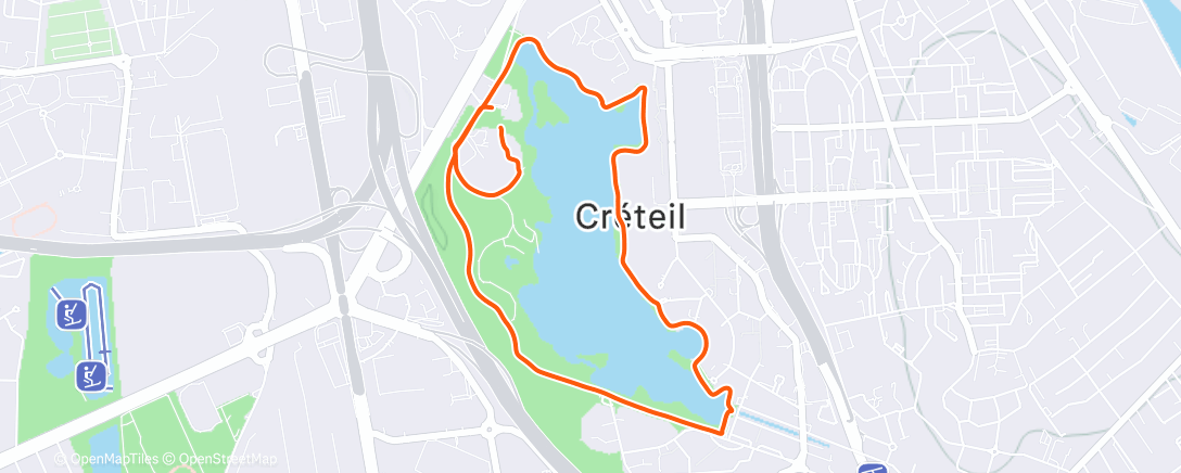 Карта физической активности (Lunch Run)