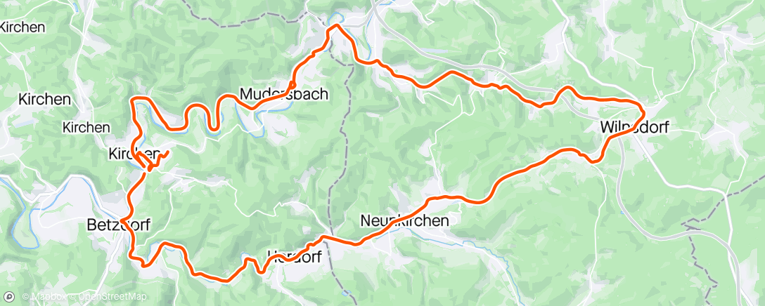 Map of the activity, Kalt? Schnell fahren!