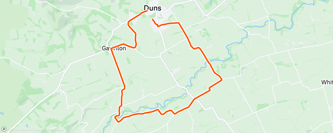 Map of the activity, Afternoon Ride