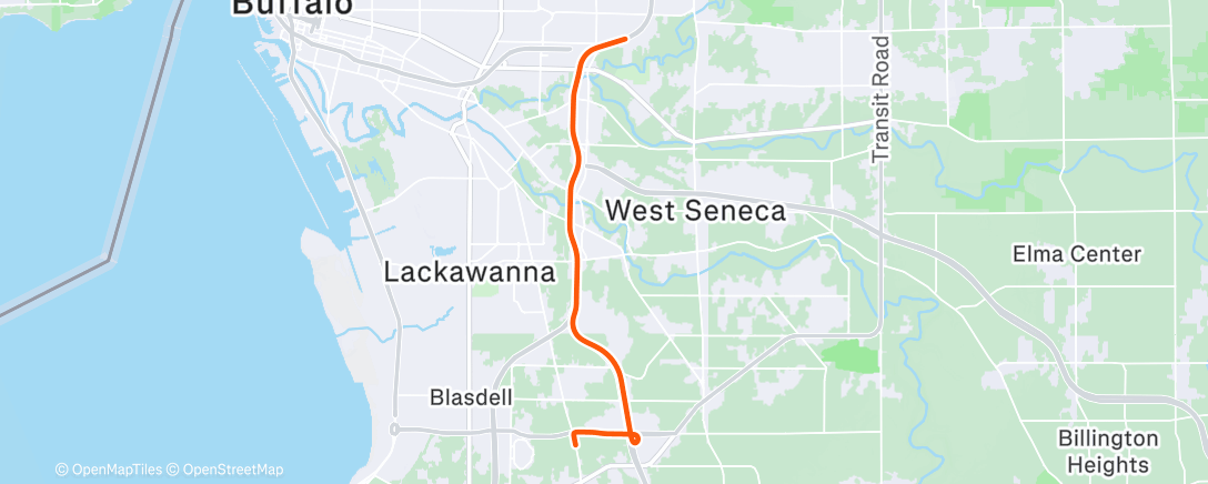 Карта физической активности (Evening Walk)