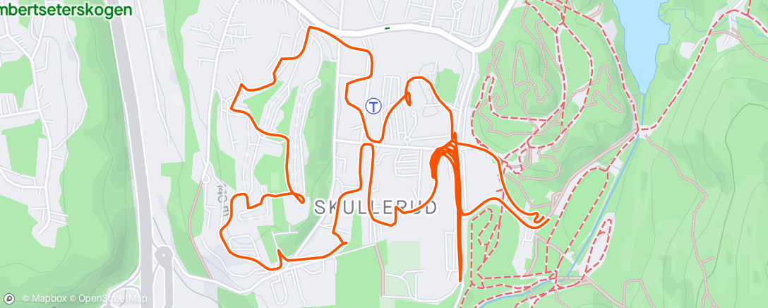 Map of the activity, Oslo city cup, løp 3