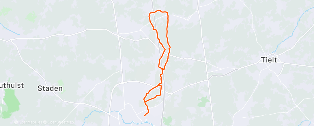 Map of the activity, Ochtendloop