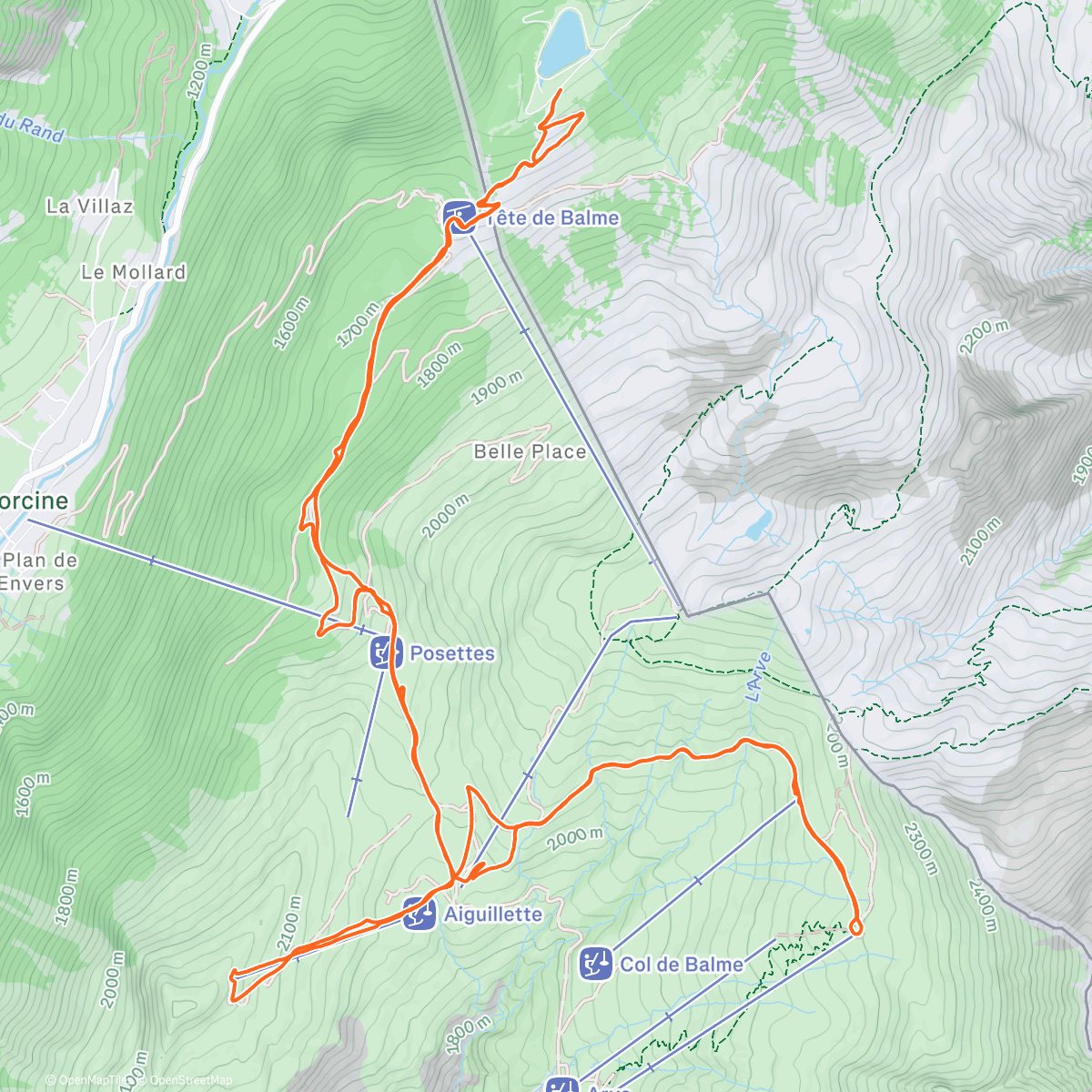 Карта физической активности (Skimo)
