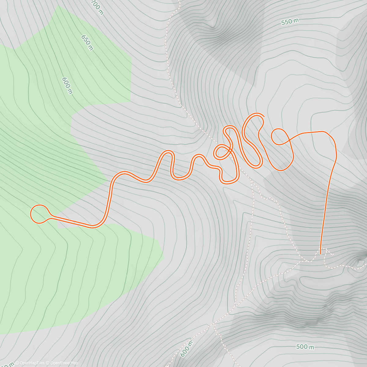 Map of the activity, Zwift - City and the Sgurr in Scotland