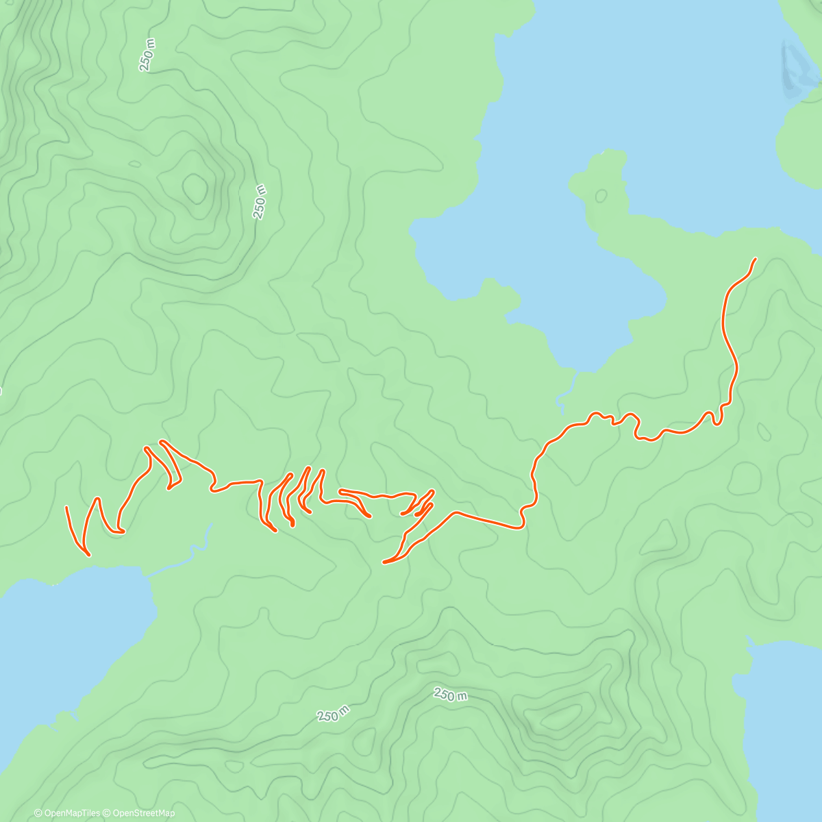 Map of the activity, Zwift - Road to Sky in Watopia