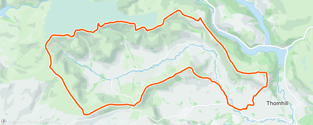 Map of the activity, Edale Skyline 🏃‍♂️⛰️