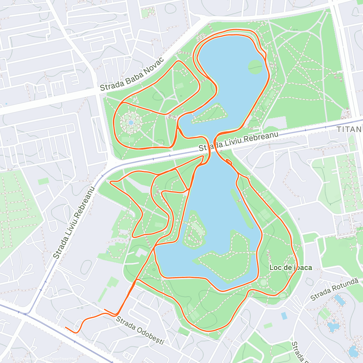 Map of the activity, 60 min ER + drills