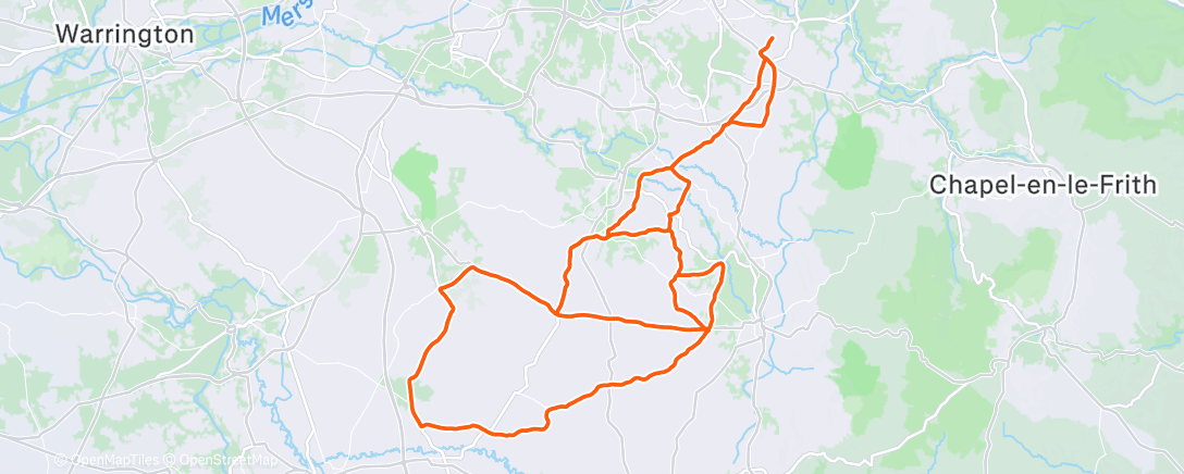 Map of the activity, A few intervals with Damo. I was definitely the nail today 😂