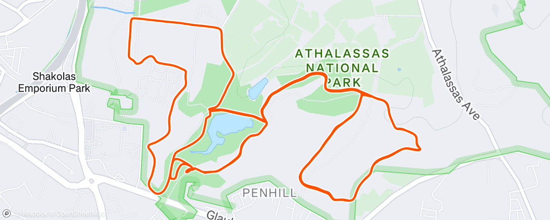 Map of the activity, 19 χλμ μεγάλο και μακρύ