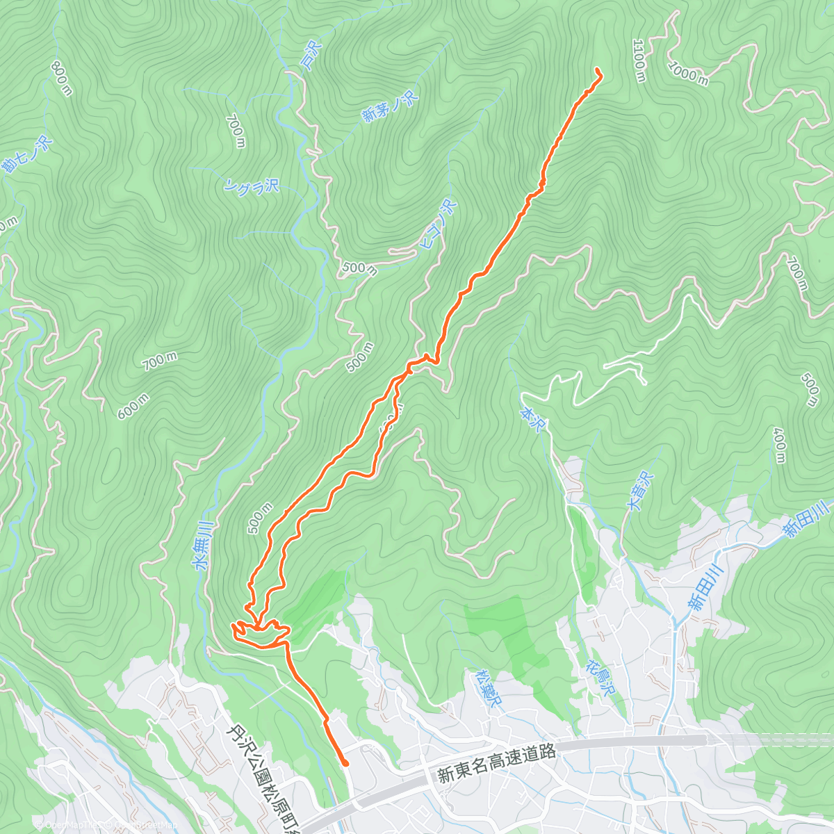 Map of the activity, サクッと三ノ塔