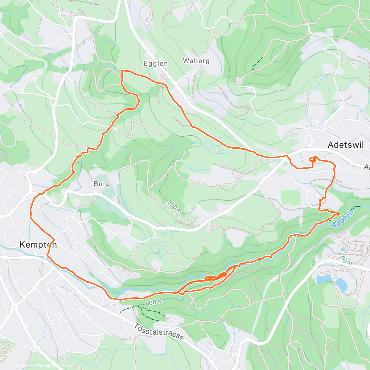 Map of the activity, Tobelrunde