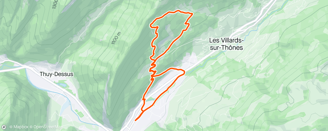 Map of the activity, Balade trail w/ Ced & Marine