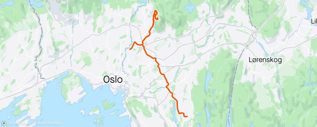 Map of the activity, GK med Haakon og Eivind⚡️⚡️